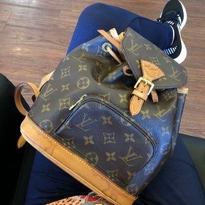 Vintage Louis Vuitton montsouris pm backpack